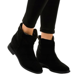 NC981 stivali da cowboy neri nero 1