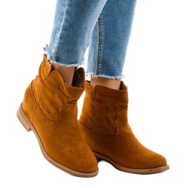 NC981 stivali da cowboy marroni marrone 1