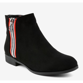Stivaletti bassi neri da donna 88-269 nero 1