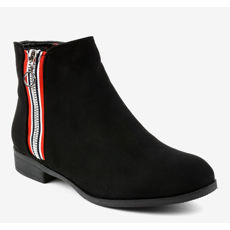 Stivaletti bassi neri da donna 88-269 nero 1