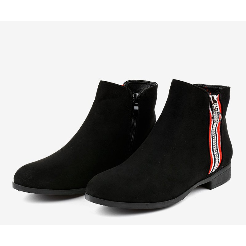 Stivaletti bassi neri da donna 88-269 nero 2