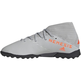 Scarpe da calcio Adidas Nemeziz 19.3 Tf Jr EF8303 multicolore grigio 2