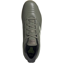 M adidas Predator 19.4 In EF8216 scarpe da calcio multicolore verde 1