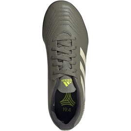 Scarpe da calcio Adidas Predator 19.4 Tf Jr EF8222 multicolore verde 1