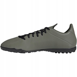 Scarpe da calcio adidas X 19.4 Tf EF8370 M verde grigio 2
