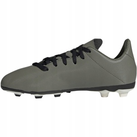Scarpe da calcio Adidas X 19.4 FxG Jr EF8377 multicolore grigio 2