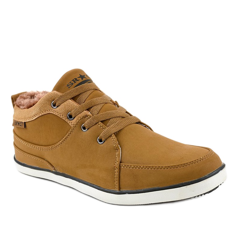 Sneakers da uomo isolate marroni 14M476 marrone 1