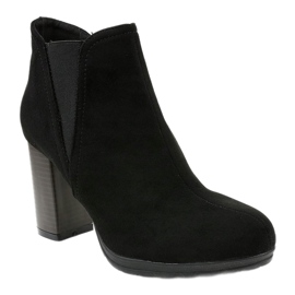 Stivaletti in camoscio nero sul post H9261 Jodhpur 1