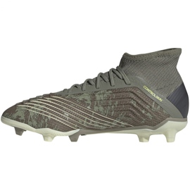 Scarpe da calcio Adidas Predator 19.1 Jr Fg EF8214 verde verde 1