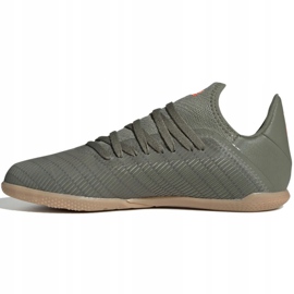 Scarpe indoor adidas X 19.3 In Jr EF8376 grigio grigio 2