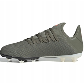 Scarpe da calcio Adidas X 19.3 Fg Jr EF8374 grigio grigio 2