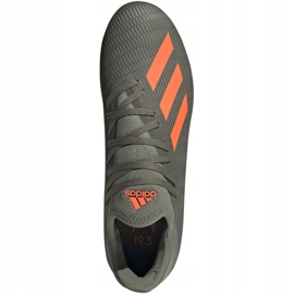 Scarpe da calcio Adidas X 19.3 Fg M EF8365 verde grigio 1
