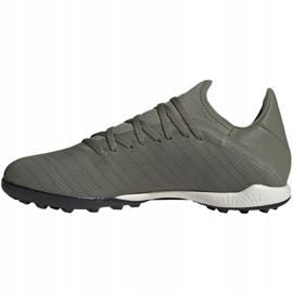 Scarpe da calcio Adidas X 19.3 Tf M EF8366 verde grigio 2