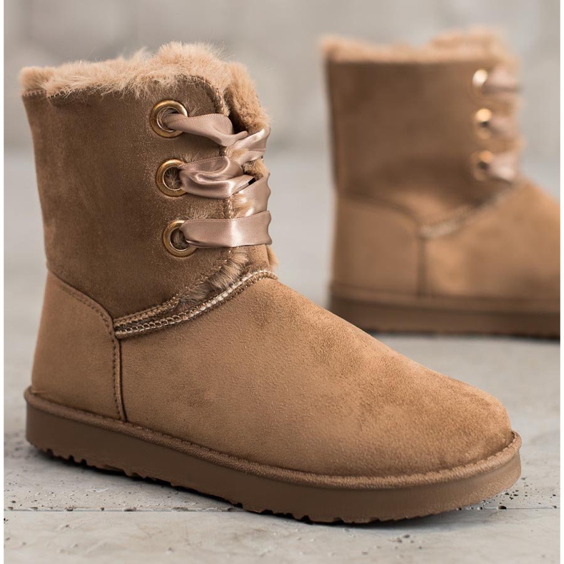 Kylie Stivali da neve allacciati marrone 2