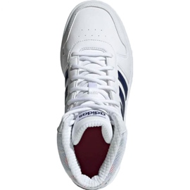 Scarpe Adidas Hoops Mid 2.0 Jr EE8546 bianca 1