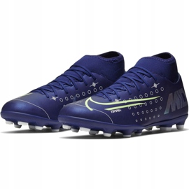 Scarpa da calcio Nike Mercurial Superfly 7 Club Mds FG / MG Jr BQ5418 401 blu navy blu 1
