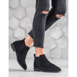 SHELOVET Stivaletti Chelsea con perle nero 1