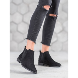SHELOVET Stivaletti Chelsea con perle nero 2