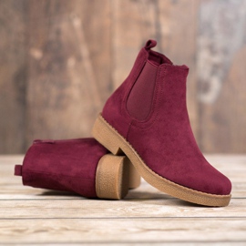 SHELOVET Stivali bordeaux rosso 1