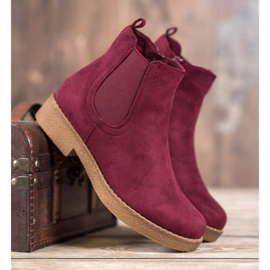 SHELOVET Stivali bordeaux rosso 2
