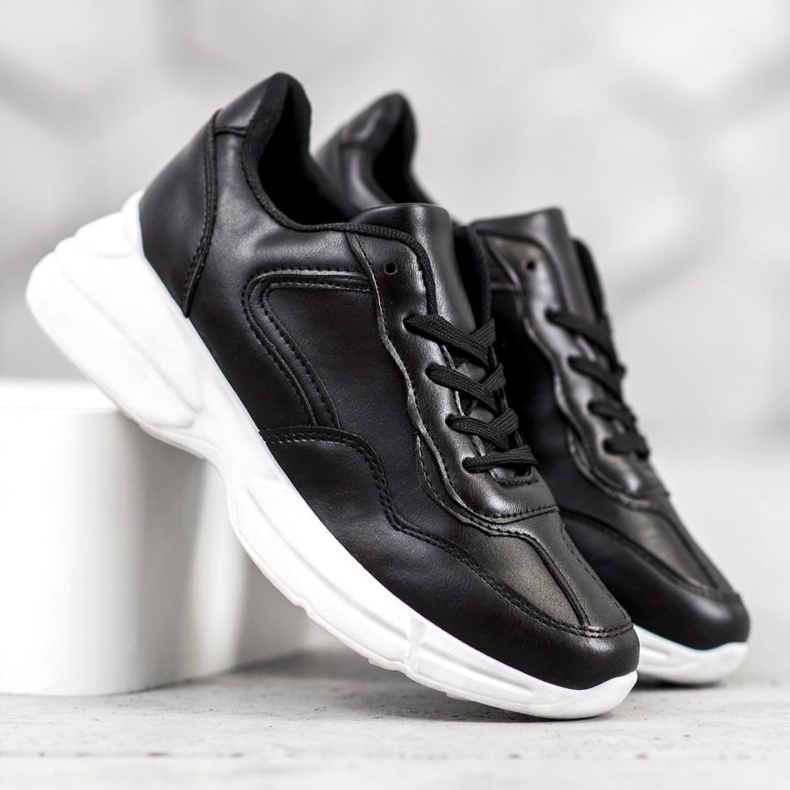 SHELOVET Scarpe da ginnastica nere nero 2