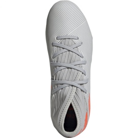 Le scarpe da calcio adidas Nemeziz 19.3 Fg Jr EF8302 multicolore grigio 1