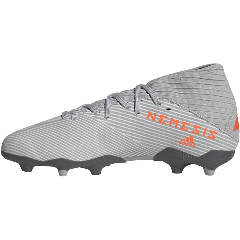 Le scarpe da calcio adidas Nemeziz 19.3 Fg Jr EF8302 multicolore grigio 2