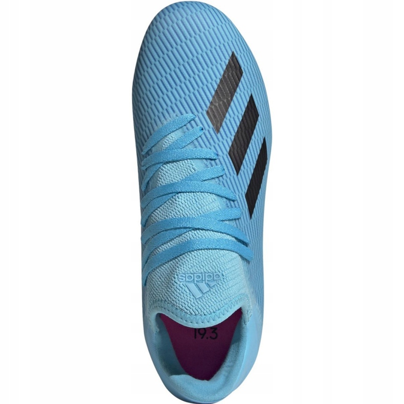 Scarpe da calcio Adidas X 19.3 Fg Jr F35366 multicolore blu 2