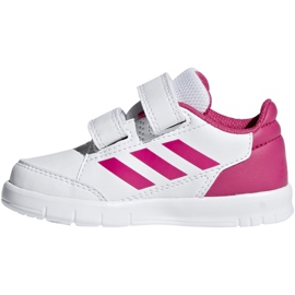 Scarpe adidas Altasport Cf I Jr D96846 bianco viola 2
