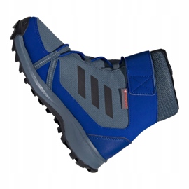 Adidas Terrex Snow Cf Cp Cw Jr G26579 scarpe blu multicolore 1