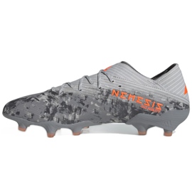 Scarpe da calcio Adidas Nemeziz 19.1 Fg M EF8281 rosso grigio 2