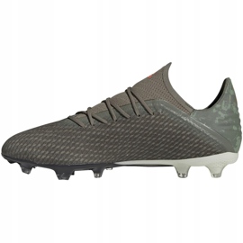 Scarpe da calcio Adidas X 19.2 Fg M EF8364 verde grigio 2