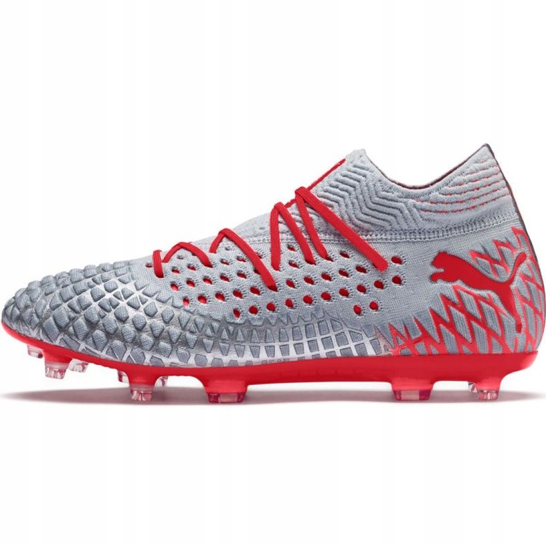 Scarpe da calcio Puma Future 4.1 Netfit Fg Ag M 105579 01 multicolore grigio 2