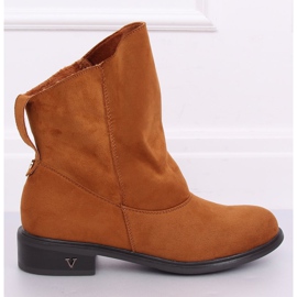 Stivali con tomaia arruffata cammello 6672 Camel marrone 2