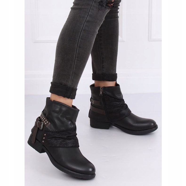Stivali neri da donna neri 283-PA Black nero 2