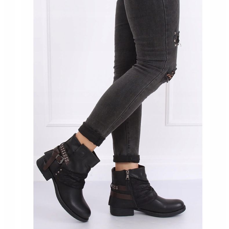 Stivali neri da donna neri 283-PA Black nero 1