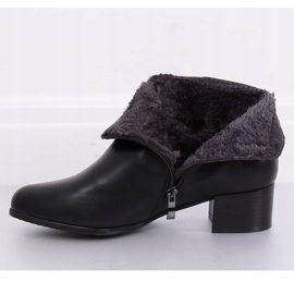 Stivali neri con tacco basso CK63-2 Black nero 1