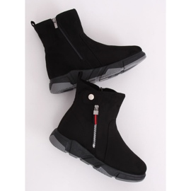 Stivali neri in stile sportivo SJ1938 Black nero 1
