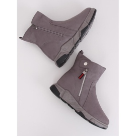 Grigio SJ1938 Stivali grigi in stile sportivo 2