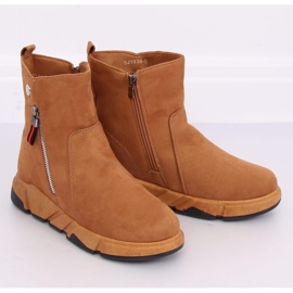 Stivali in stile sportivo cammello SJ1938 Camel marrone 2