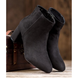 SHELOVET Stivali classici in pelle scamosciata nero 1