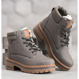 Arrigo Bello Scarponi da trekking caldi grigio 1