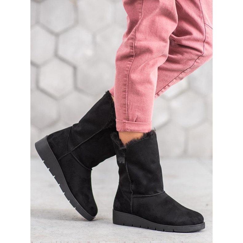 Kylie Mukluki caldo nero 1