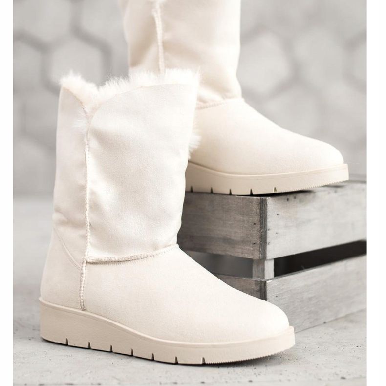 Kylie Mukluki caldo bianca 2