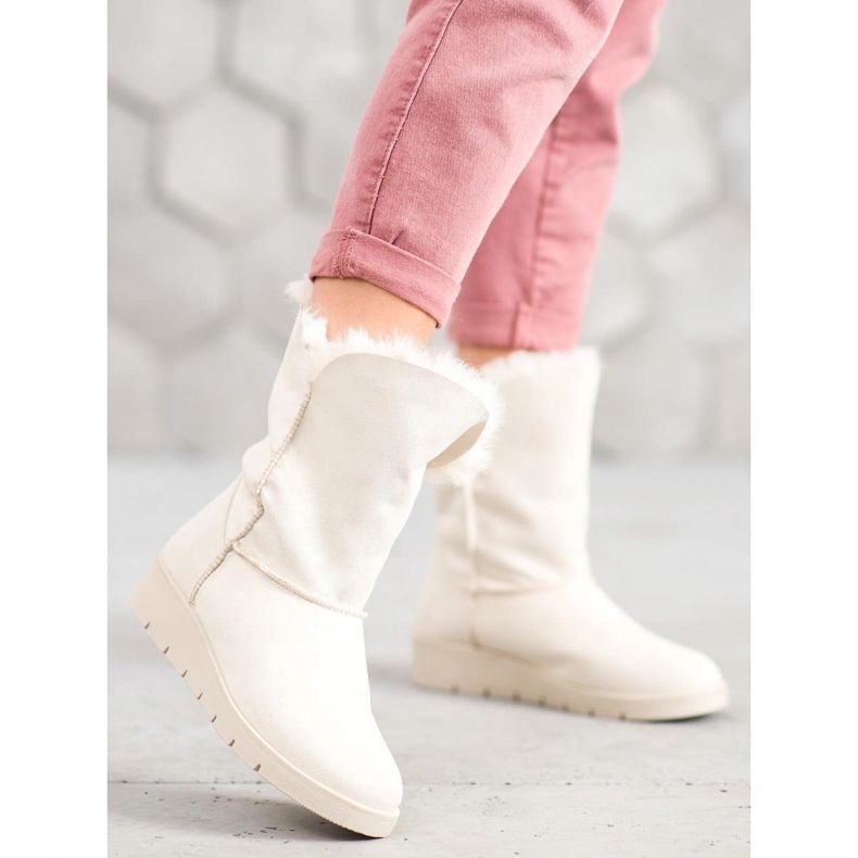 Kylie Mukluki caldo bianca 1