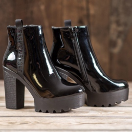 Seastar Stivali alla moda laccati nero 2