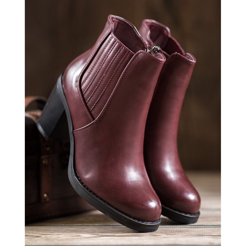 Comer Stivali in ecopelle rosso 2