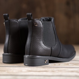 SHELOVET Stivaletti Chelsea in ecopelle nero 1