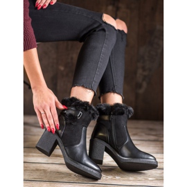 SHELOVET Stivali Con Pelliccia nero 1