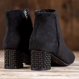 SHELOVET Stivali Con Tacco Decorativo nero 1